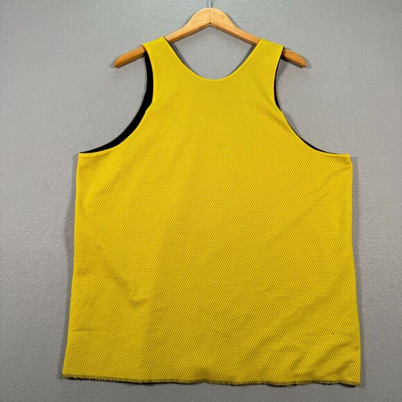 Vintage Michigan Wolverines Basketball Jersey Mens XL Blue Yellow Reversible Y2K - Picture 3 of 12